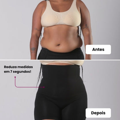 Body Shaper Canelado + Bermuda Up Shaper - Combo Irresistível