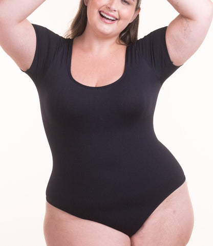 Body Confort - Body de Manga Curta Sem Costura