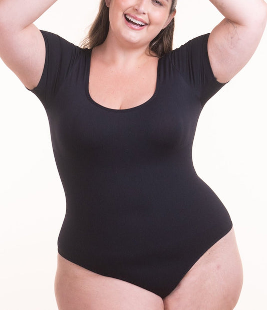 Body Confort - Body de Manga Curta Sem Costura