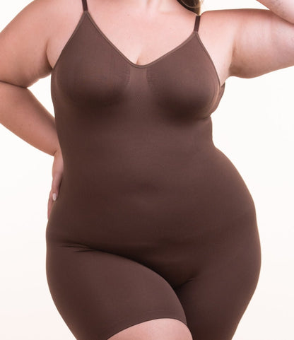 Soft Naked - Macaquinho Modelador Redutor de Medidas com Costas Aberta