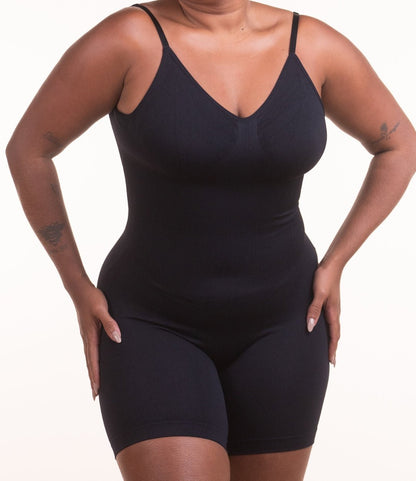 Soft Naked - Macaquinho Modelador Redutor de Medidas com Costas Aberta