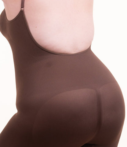 Soft Naked - Macaquinho Modelador Redutor de Medidas com Costas Aberta