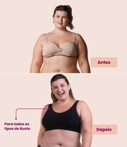 Sutiã Ajuste Perfeito - Conforto Para Uso Diário  (+1 Extensor grátis)