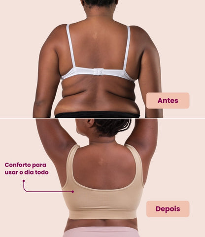 Sutiã Efeito Push Up - Empina os Seios Sem Arames Que Machucam